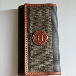 Vintage Fendi 6 Key Case Holder | Pequín Stripe | Made In Italy